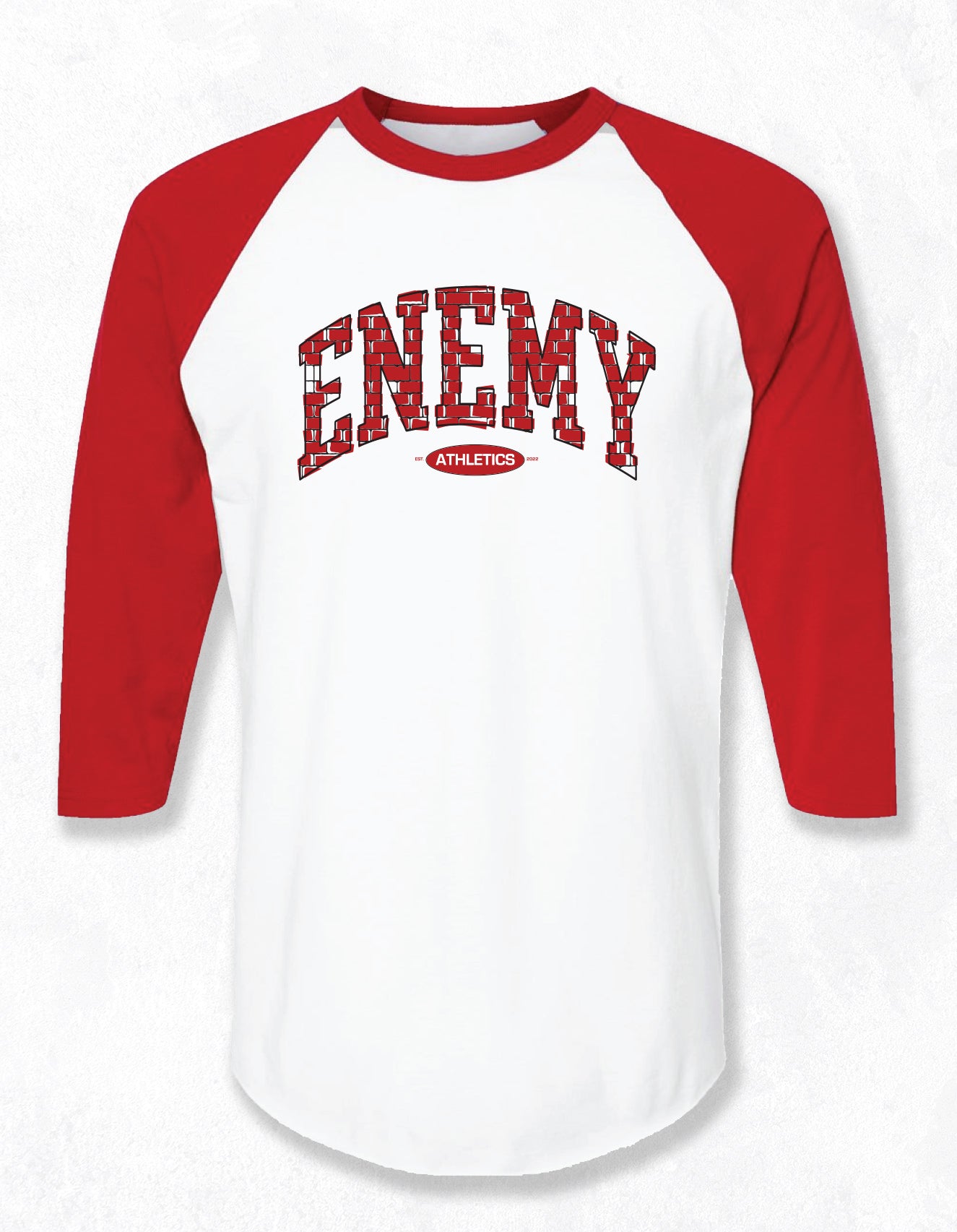 Raglan Enemy Athletics 3/4 Sleeve Shirt