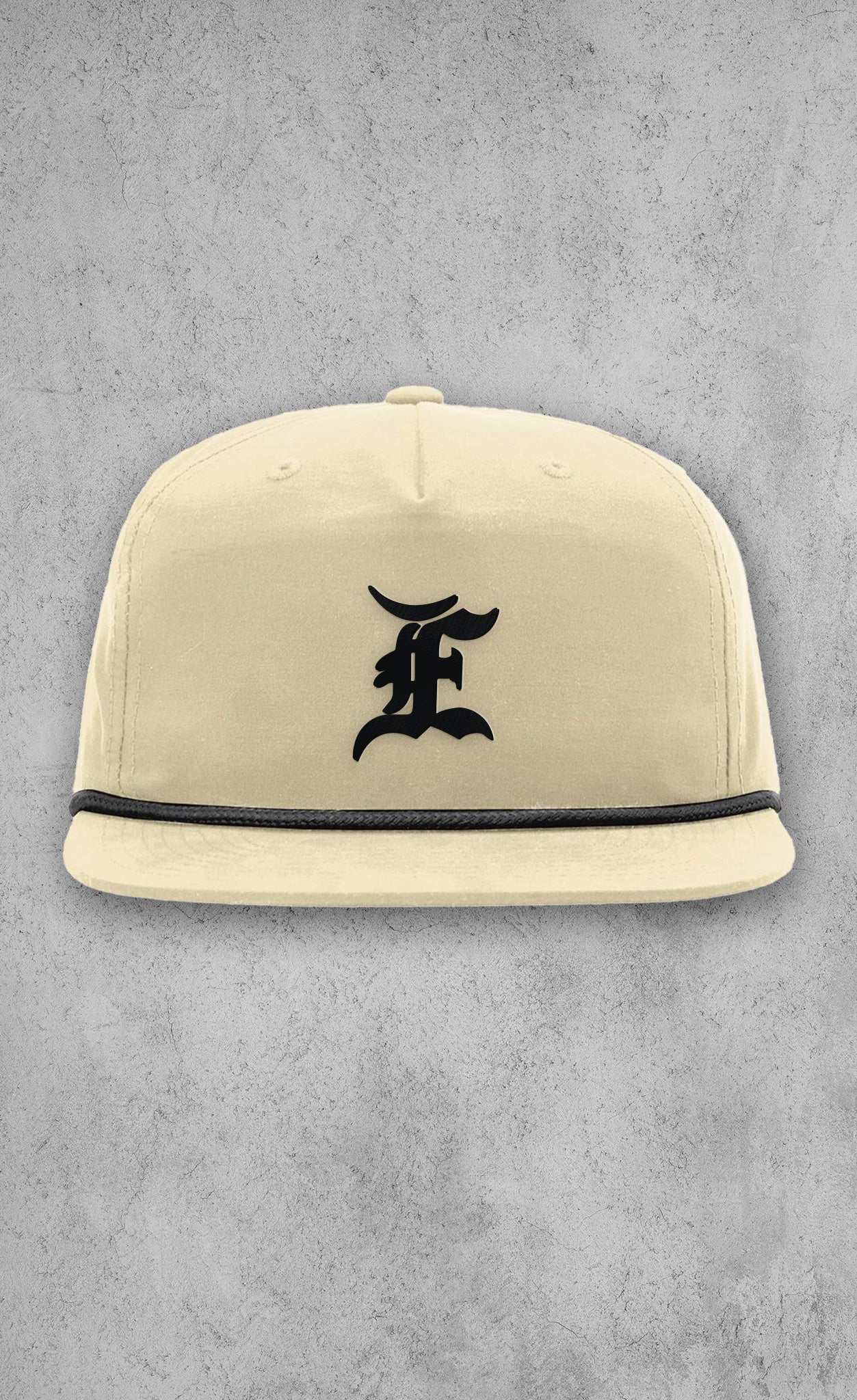 Puff Embroidered E Hat
