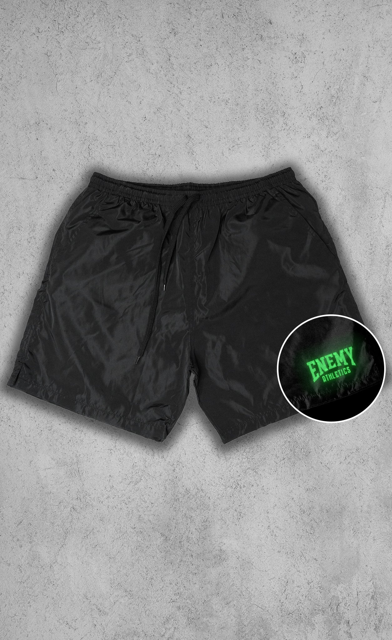 Enemy Athletics Embroidered Gym & Lounge Shorts