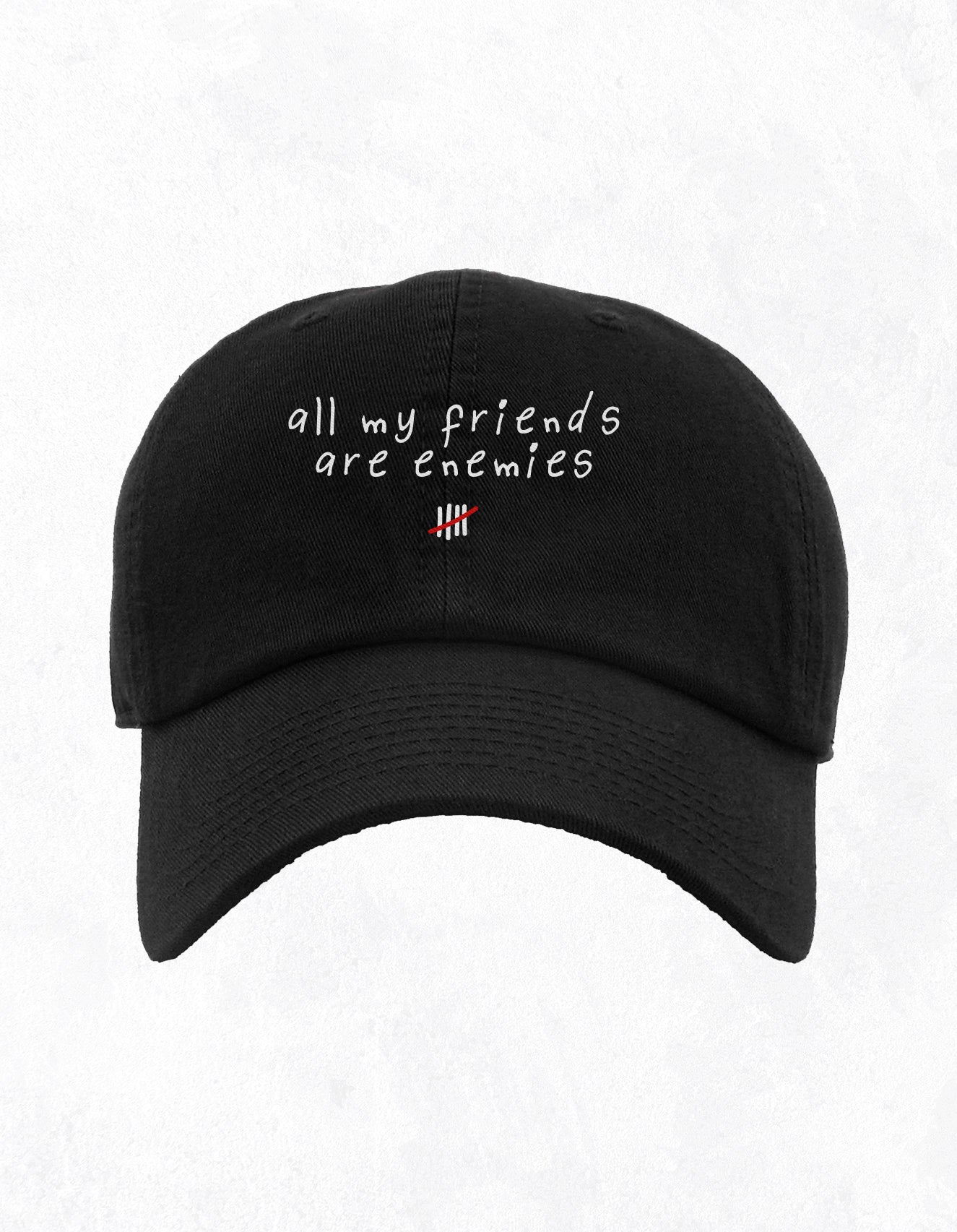 All My Friends Are Enemies Dad Hat