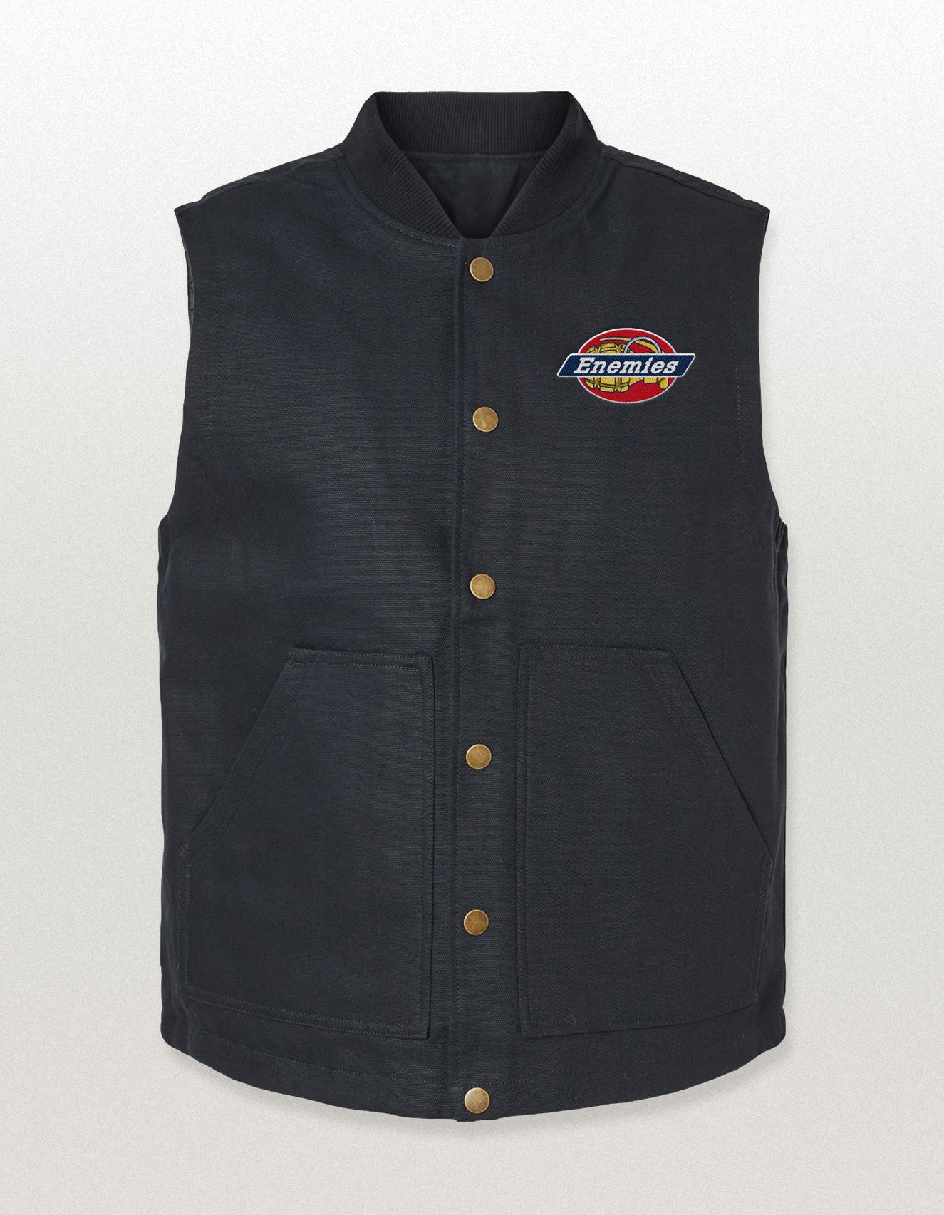NOT A DRI FIT - Enemy Ballistics Embroidered Insulated Canvas Vest