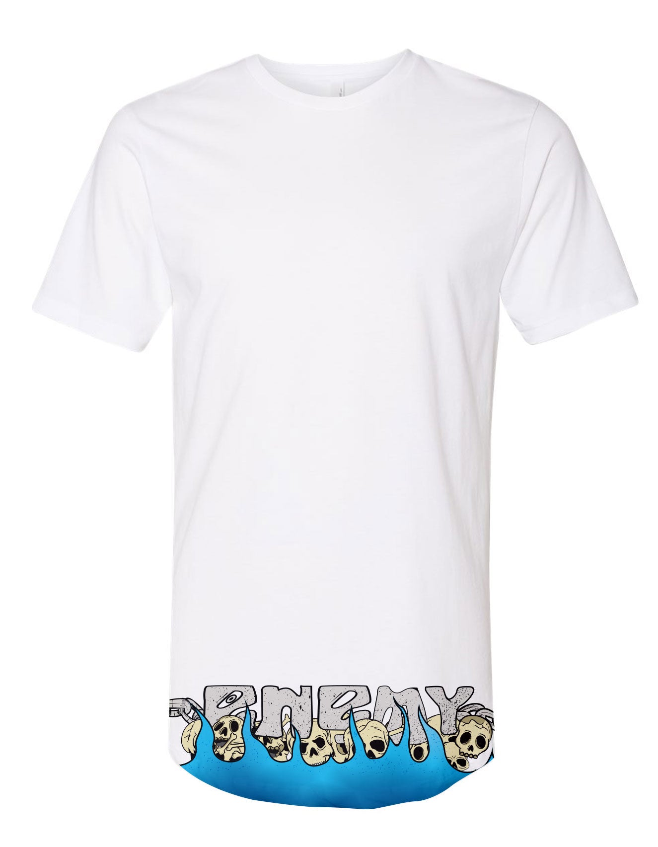 Skull Flame Long Tee