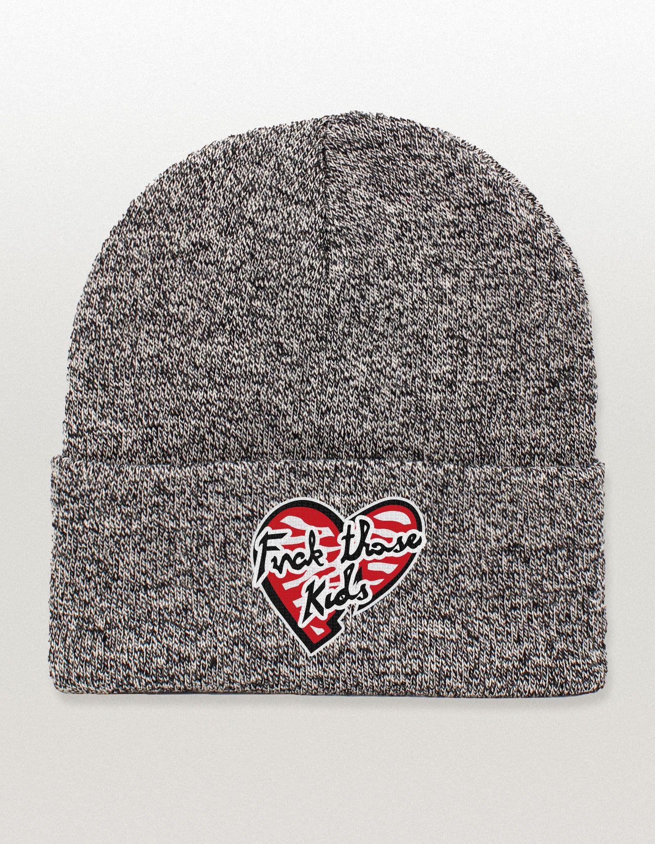 Fuck Those Kids Embroidered Cuff Beanie
