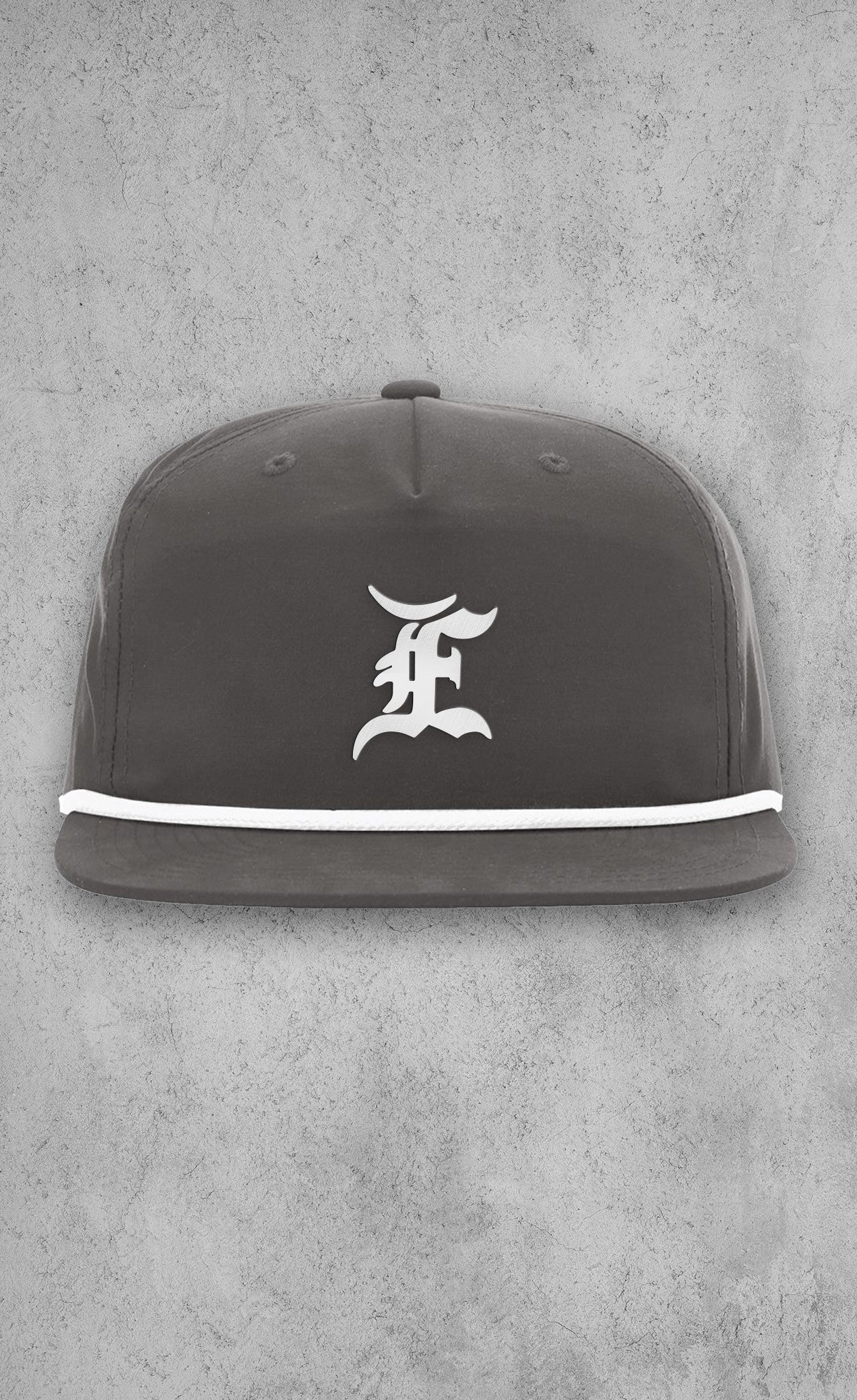 Puff Embroidered E Hat