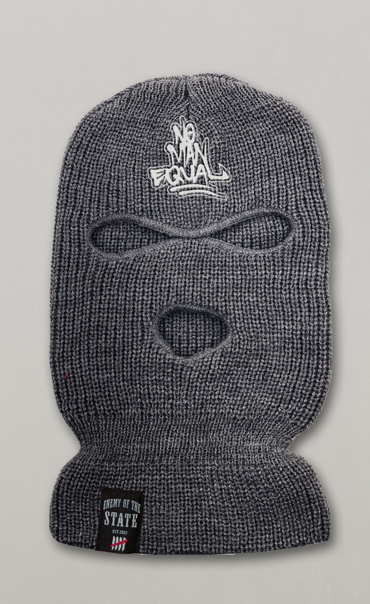 3 Hole Enemy of the State No Man Equal Balaclava