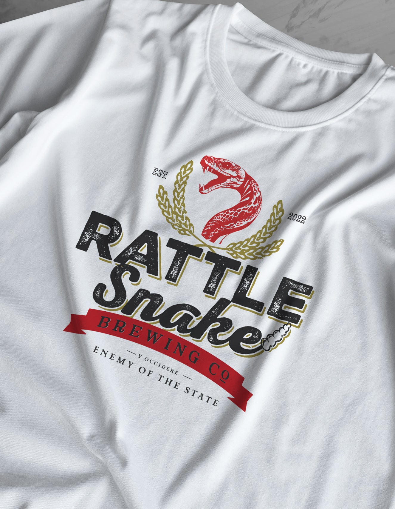 Rattlesnake Brewing Co Heavyweight T Shirt