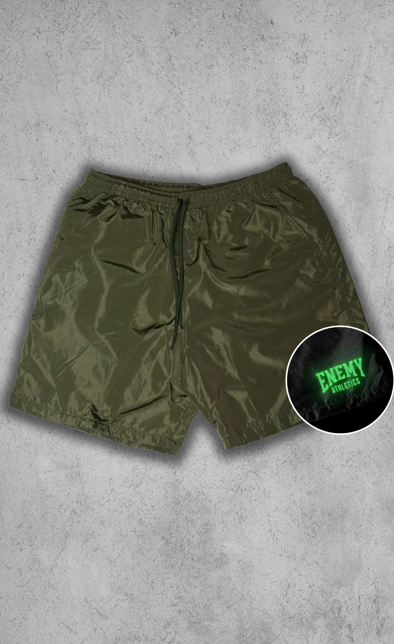 Enemy Athletics Embroidered Gym & Lounge Shorts