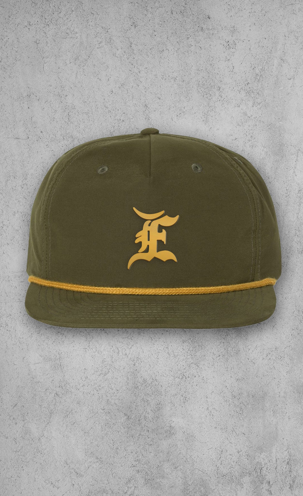 Puff Embroidered E Hat