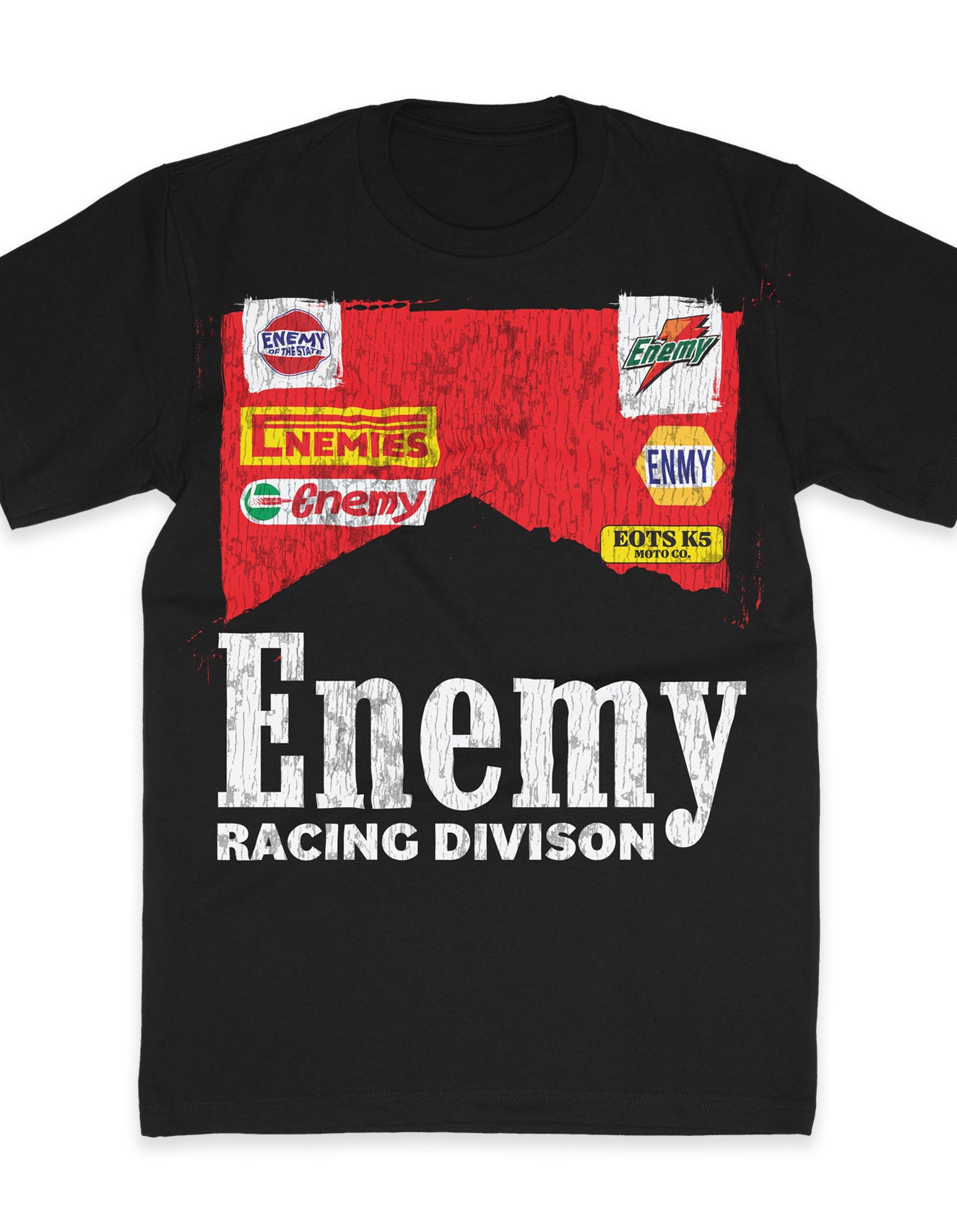 Enemy Smokes Racing Division Heavyweight T Shirt