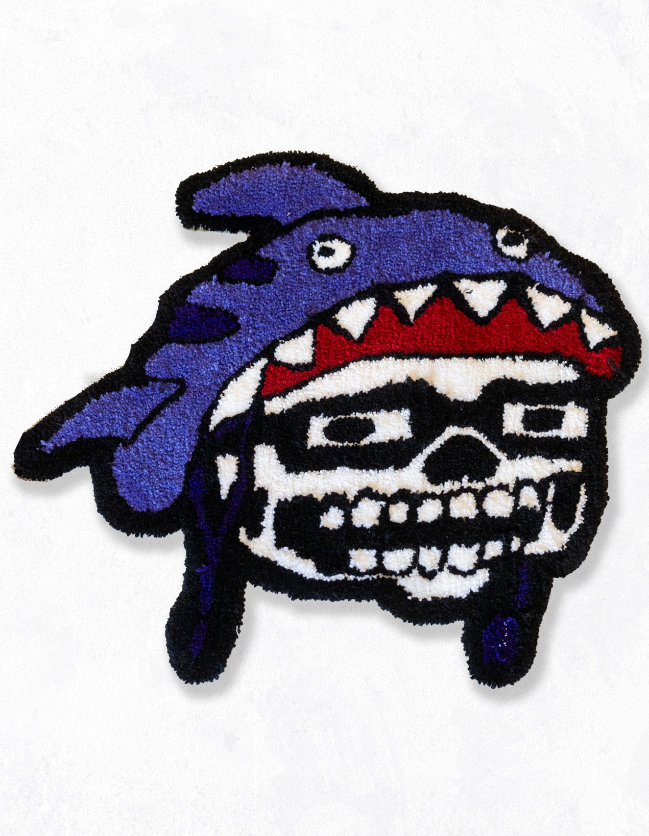 Enemy Hand-Tufted Squid Rug