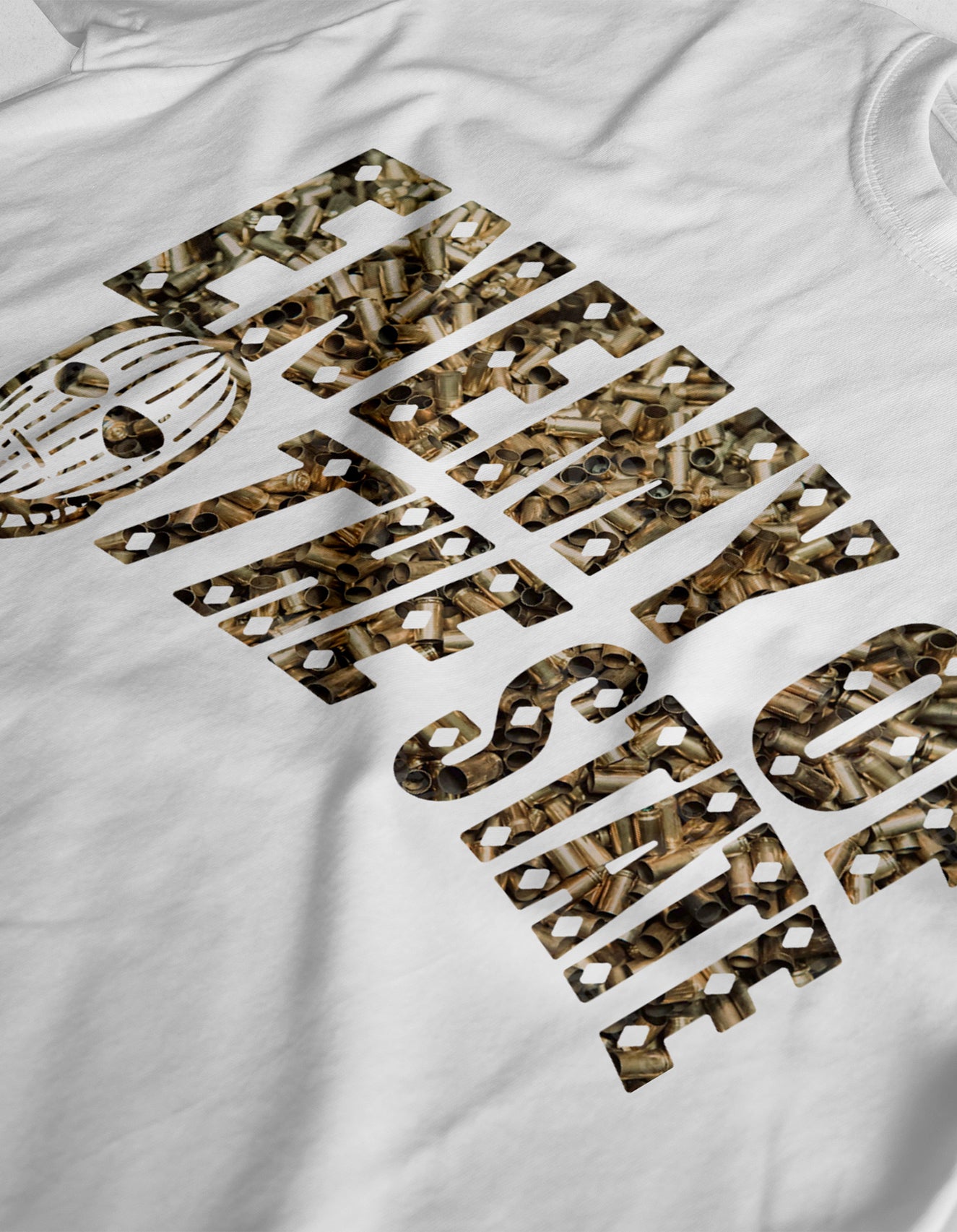 NOT A DRI FIT - Enemy Shell Casings Mid-Weight Cotton T-Shirt