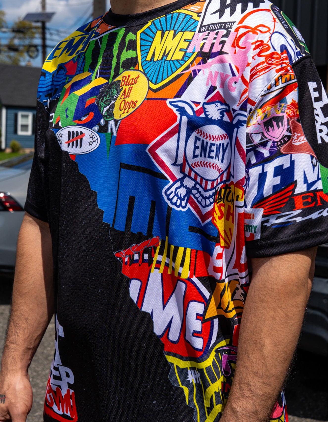 Sticker Slap EOTS x Eat Sleep Race Tech Tee