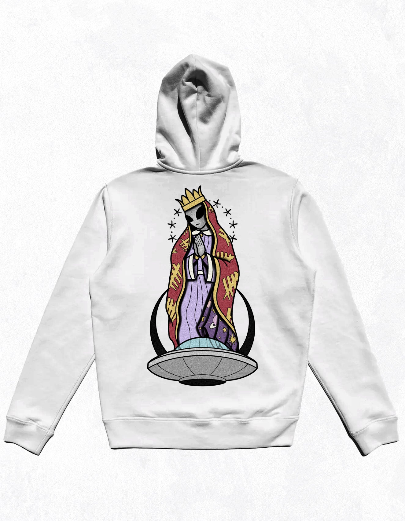 Mothership Mary Full Zip Body Bag Heavyweight Hoodie