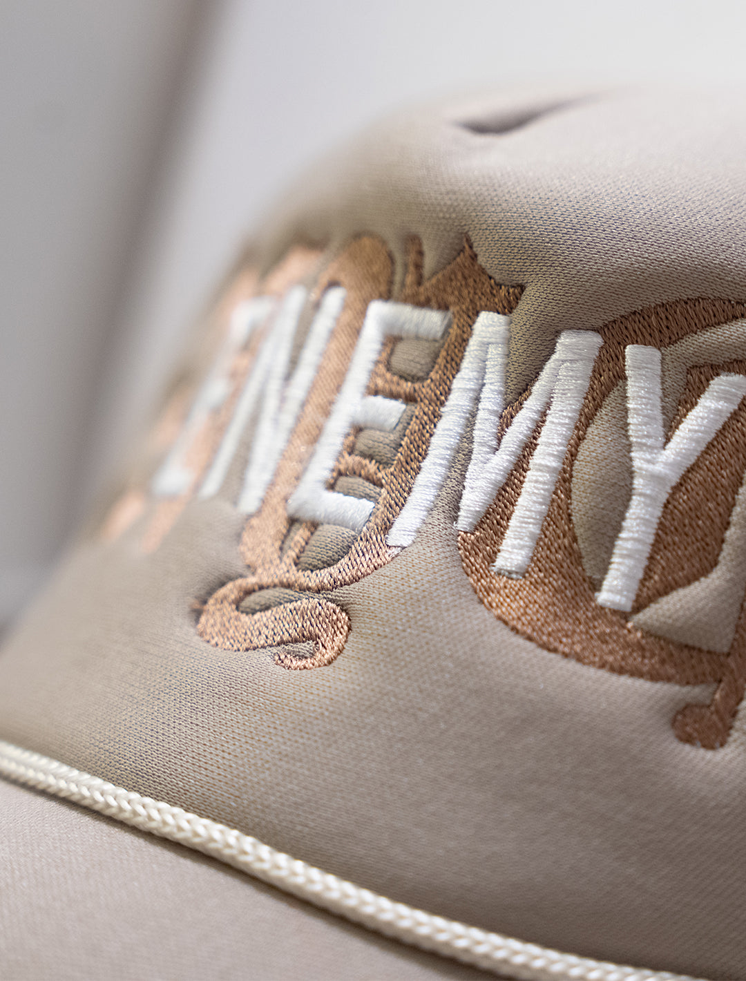 Enemy NYC Embroidered Trucker Hat - Yoga Flame Colorway