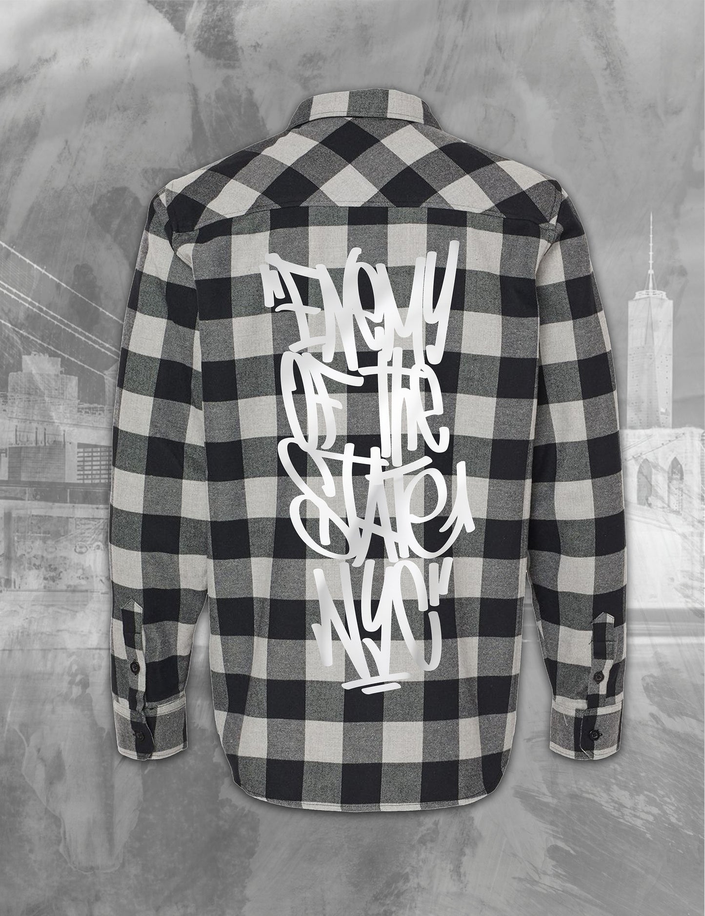 Enemy of the State Graffiti Flannel Longsleeve
