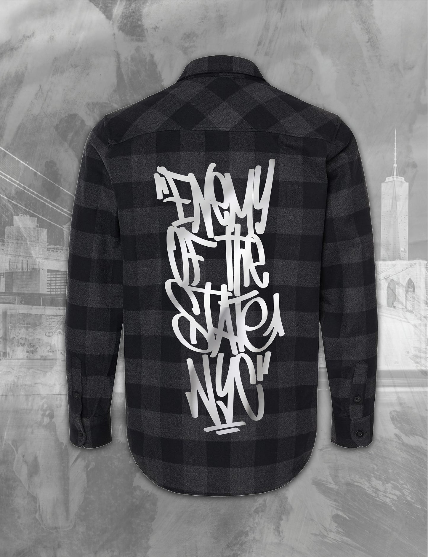 Enemy of the State Graffiti Flannel Longsleeve