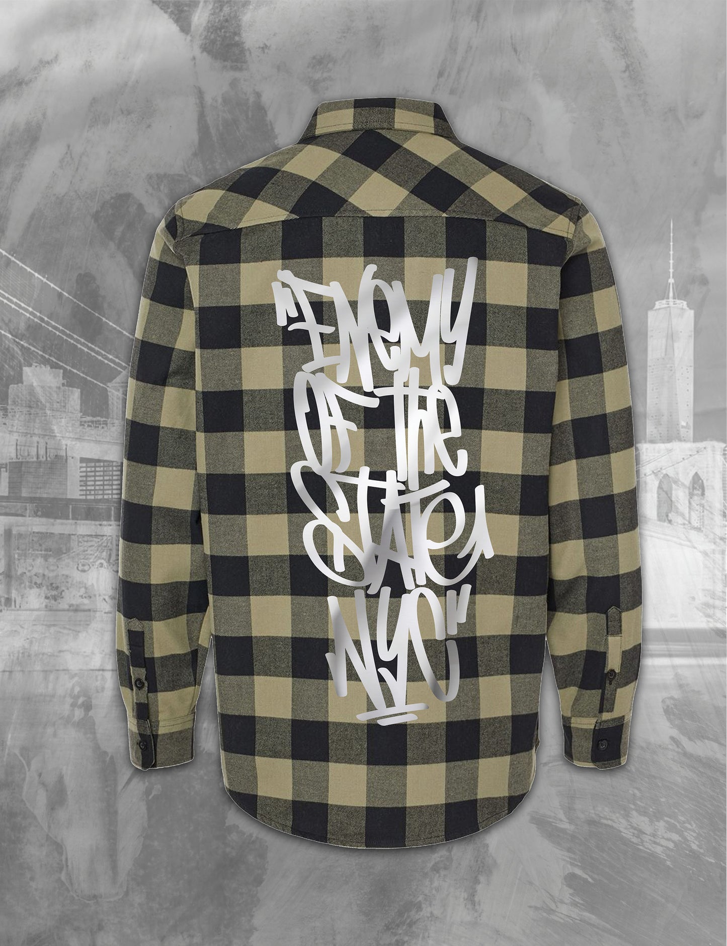 Enemy of the State Graffiti Flannel Longsleeve
