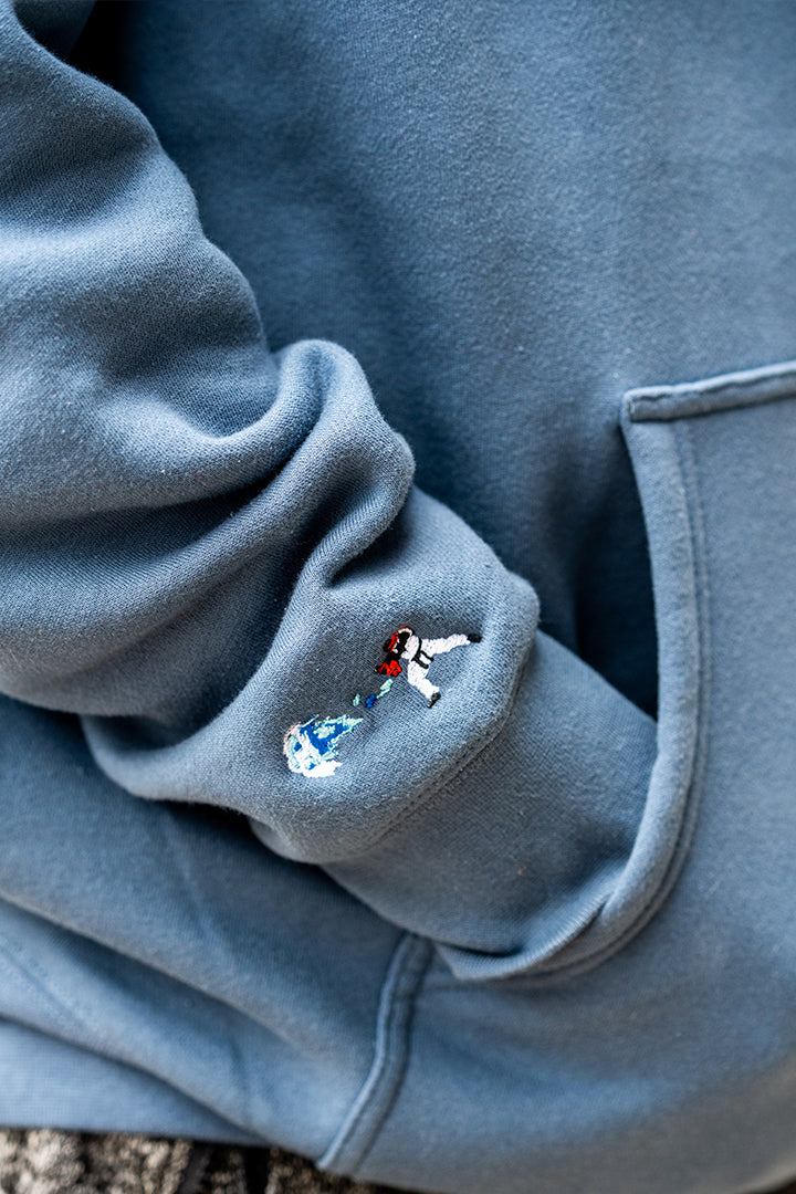 Hadouken Hoodie with Applique Embrodiery