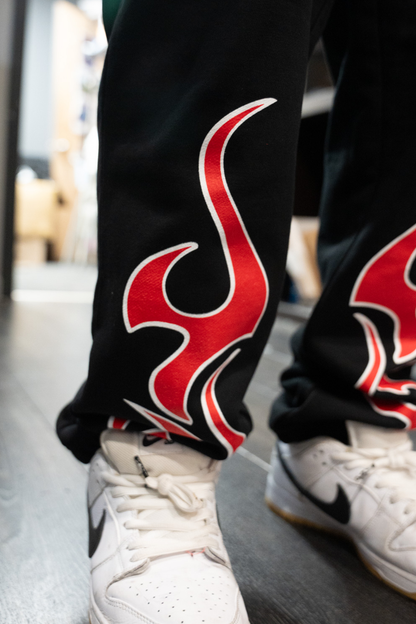 Dual Flames French Terry Heavyweight Sweatpants
