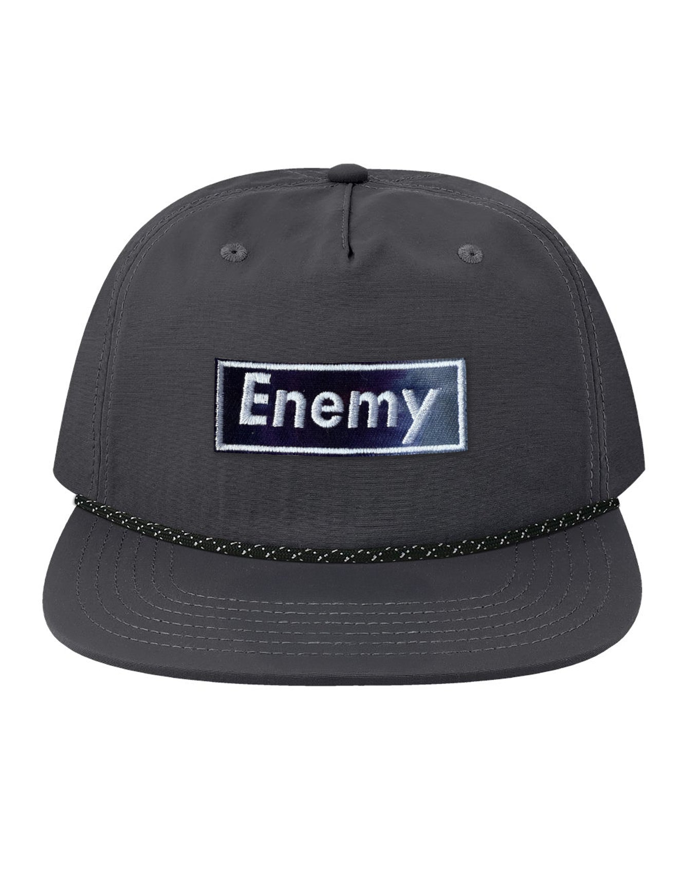 Enemy Band Fabric Patch Rope Brim Snapback