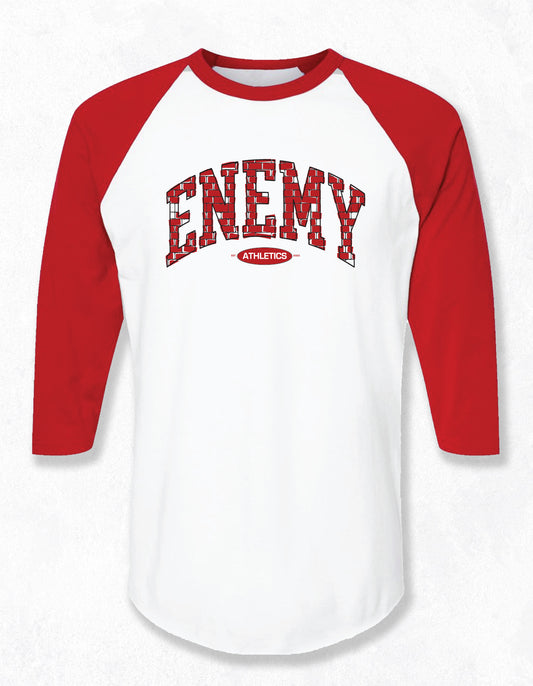 Raglan Enemy Athletics 3/4 Sleeve Shirt
