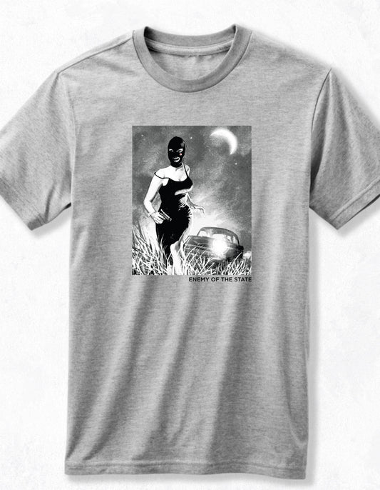 Ski Mask Woman T Shirt