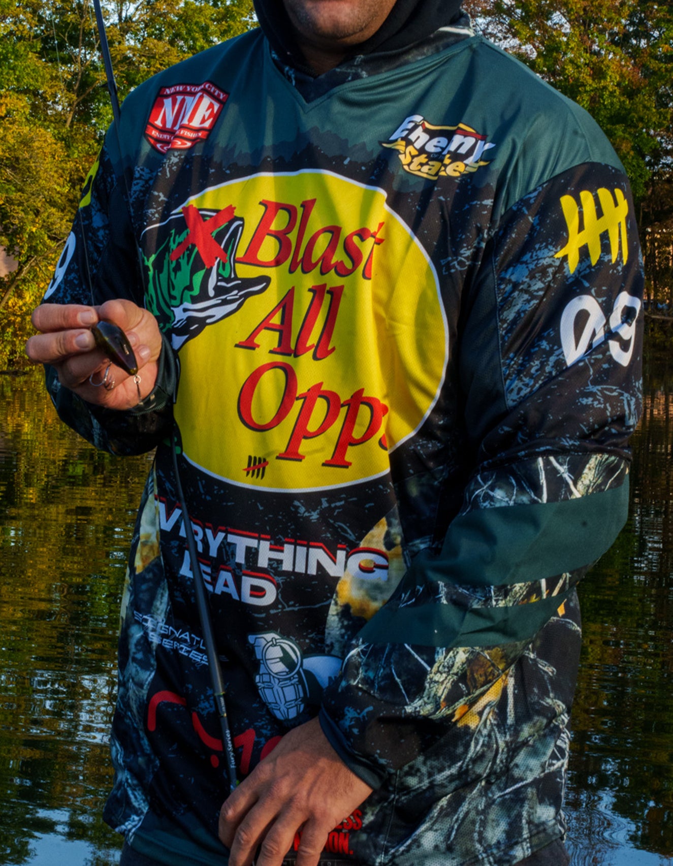 Enemy of the State " Blast All Opps " Jersey