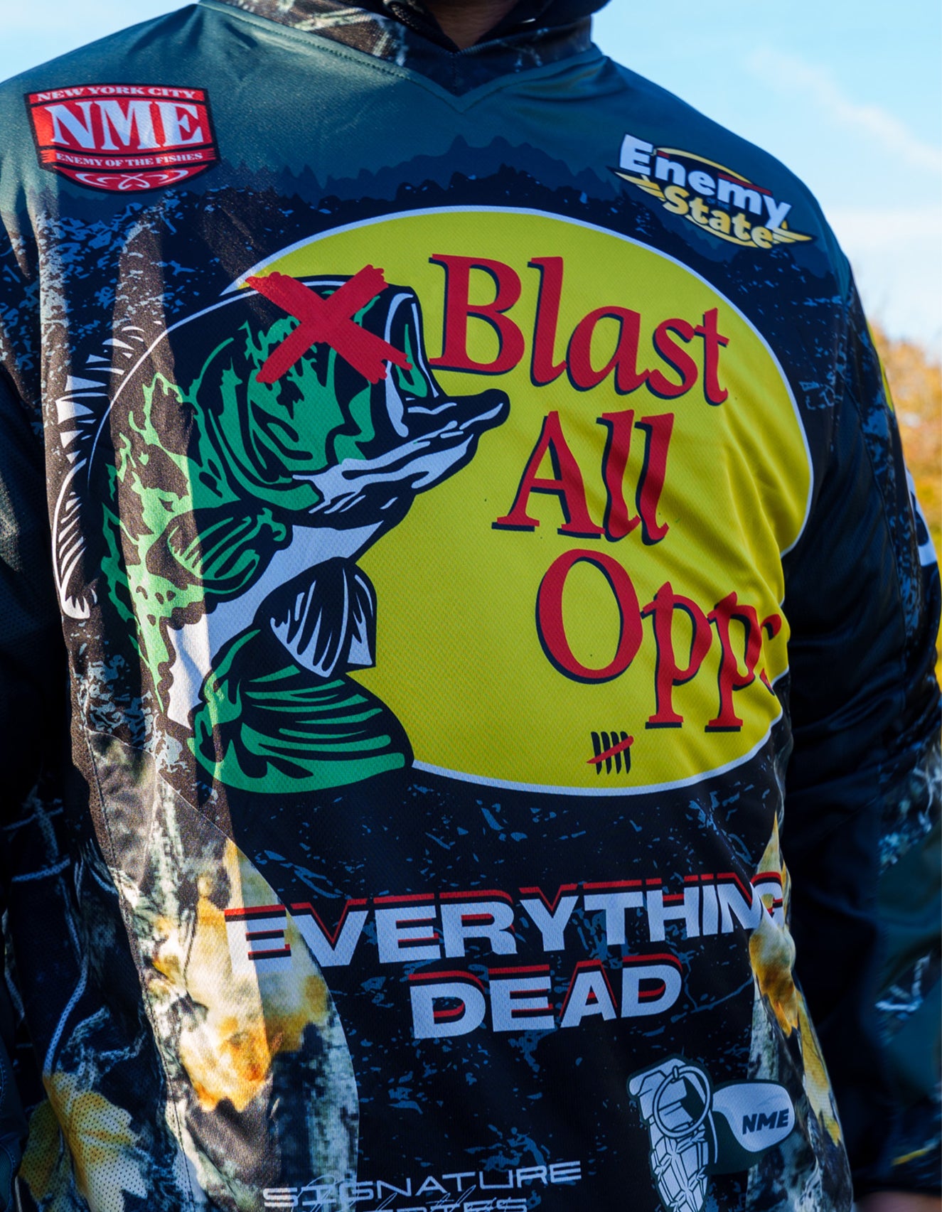 Enemy of the State " Blast All Opps " Jersey