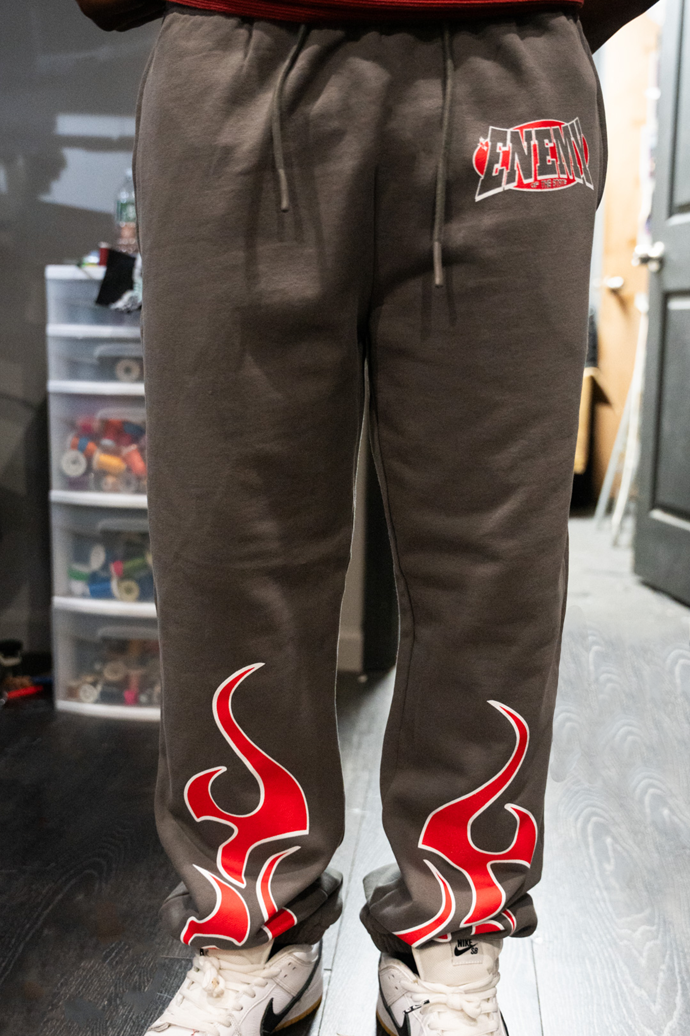 Dual Flames French Terry Heavyweight Sweatpants