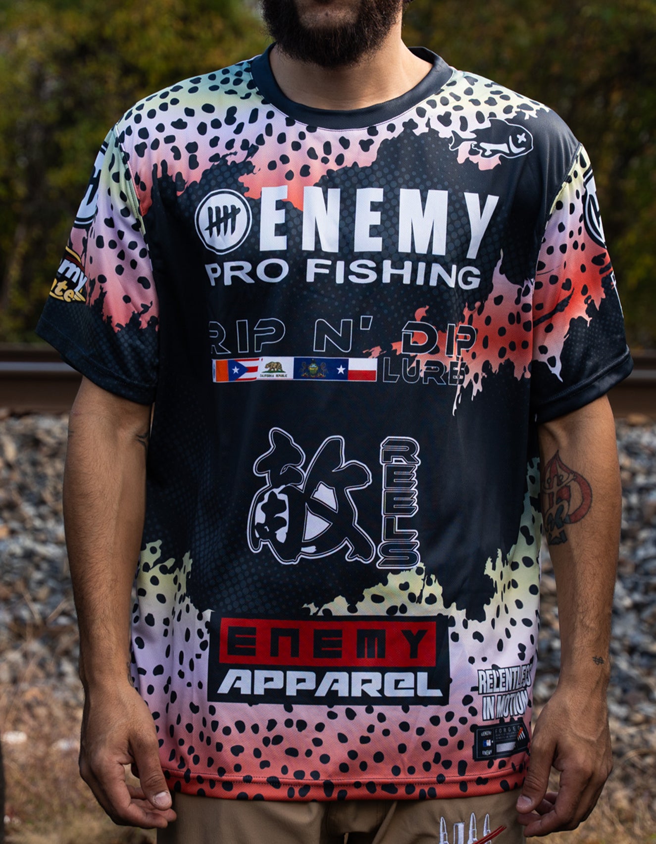 Enemy Pro Fishing Team Fishscale Tech Tee