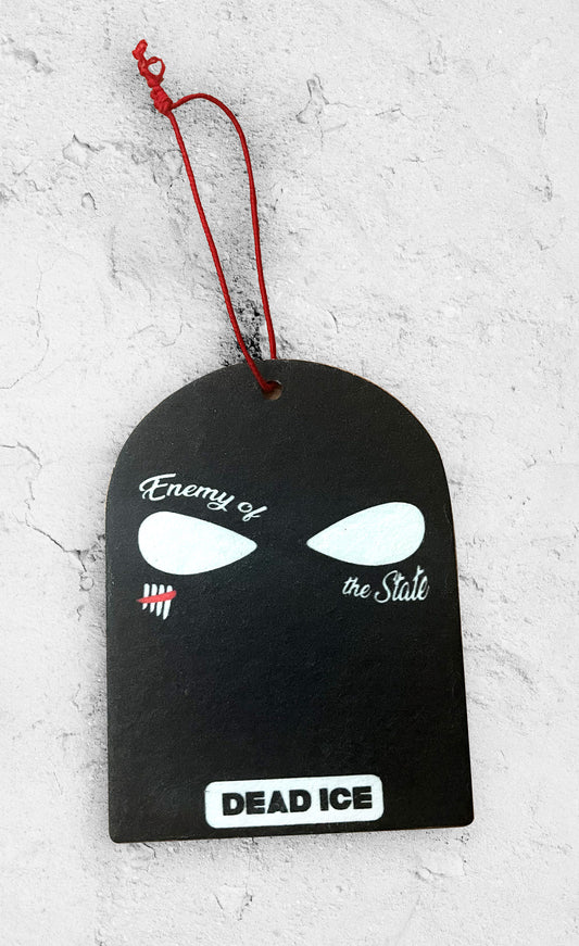 Enemy of the State Ski Mask Dead Ice Car Air Freshener
