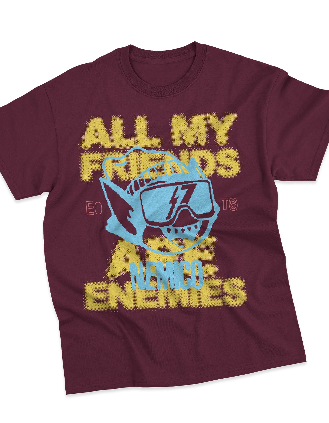 All My Friends Are Enemies Heavyweight T-Shirt