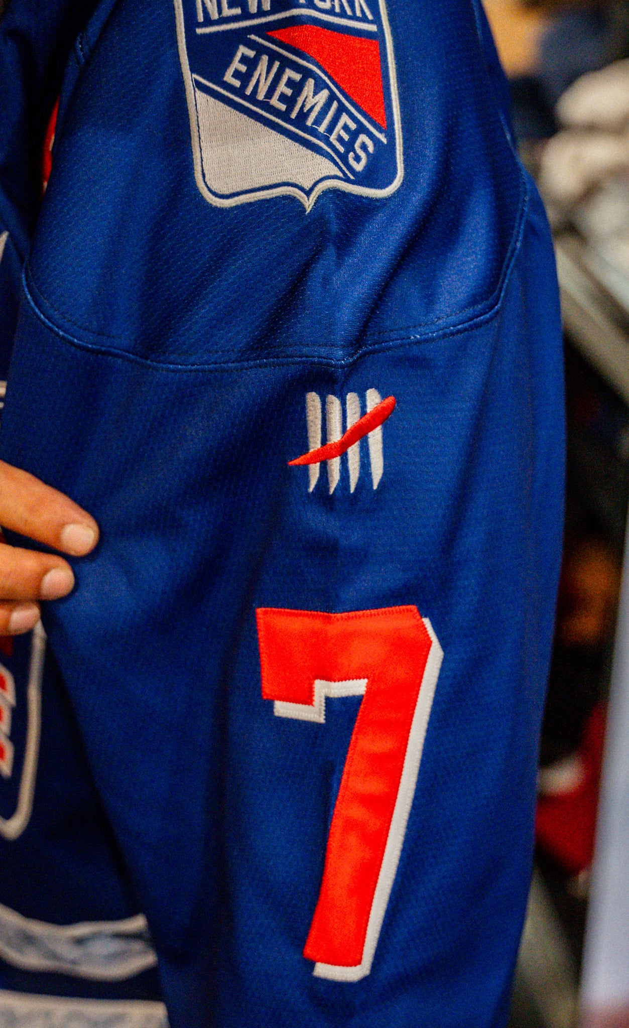 Enemy of the State Fully Embroidered NME Hockey Jersey