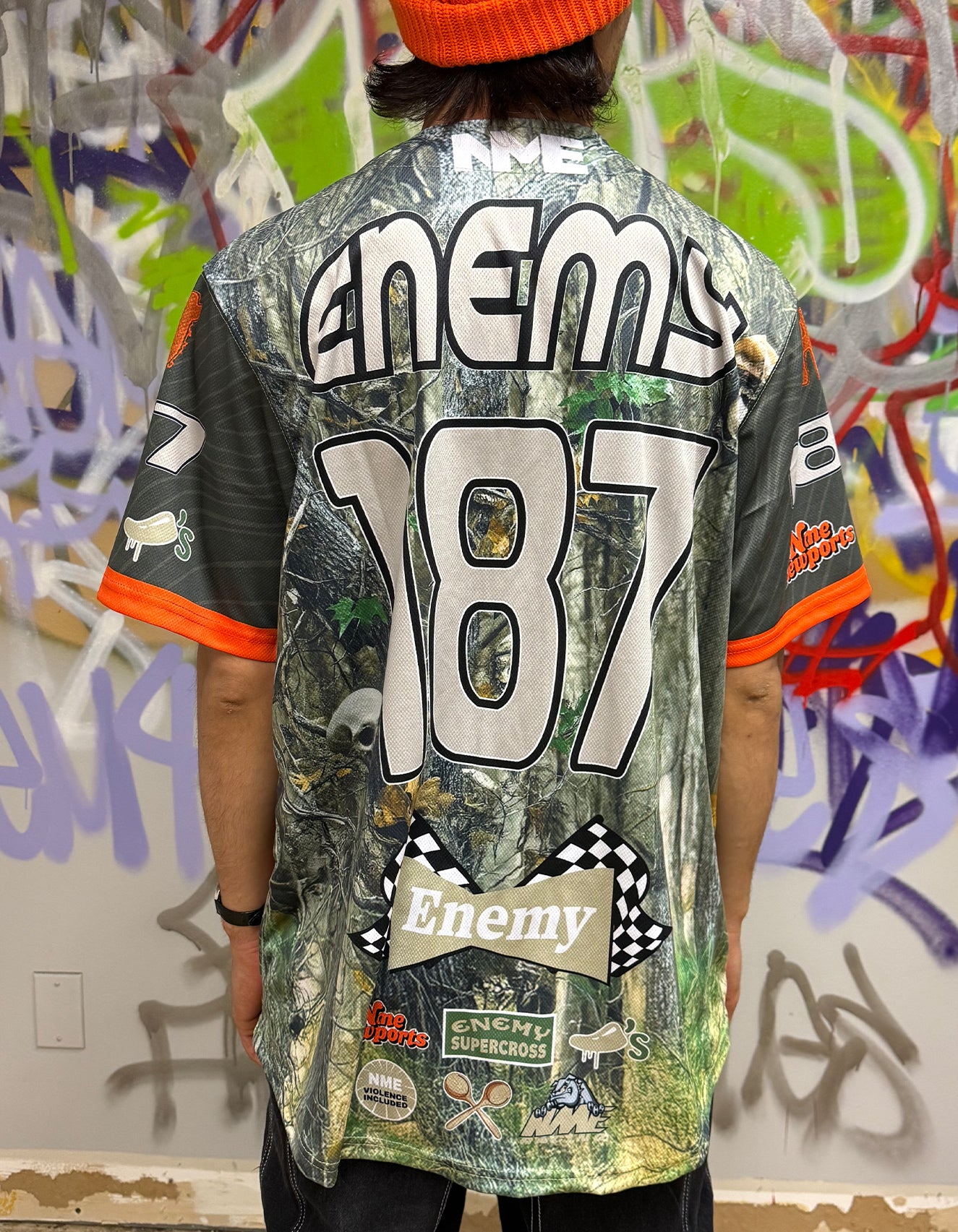 Enemy of the State New York " Dead Tree " Baseball Jersey