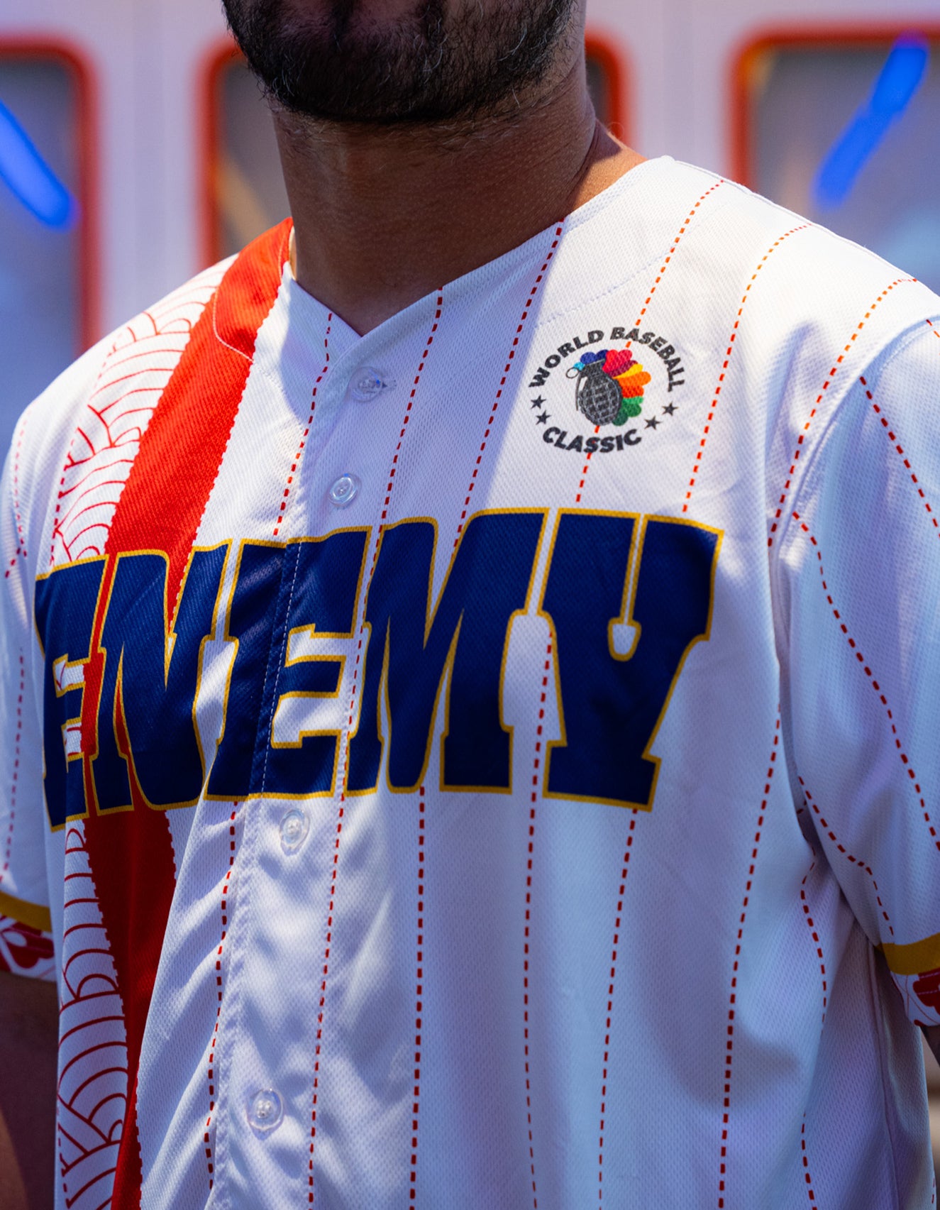 Enemy of the State New York " Tsunami" Baseball Jersey