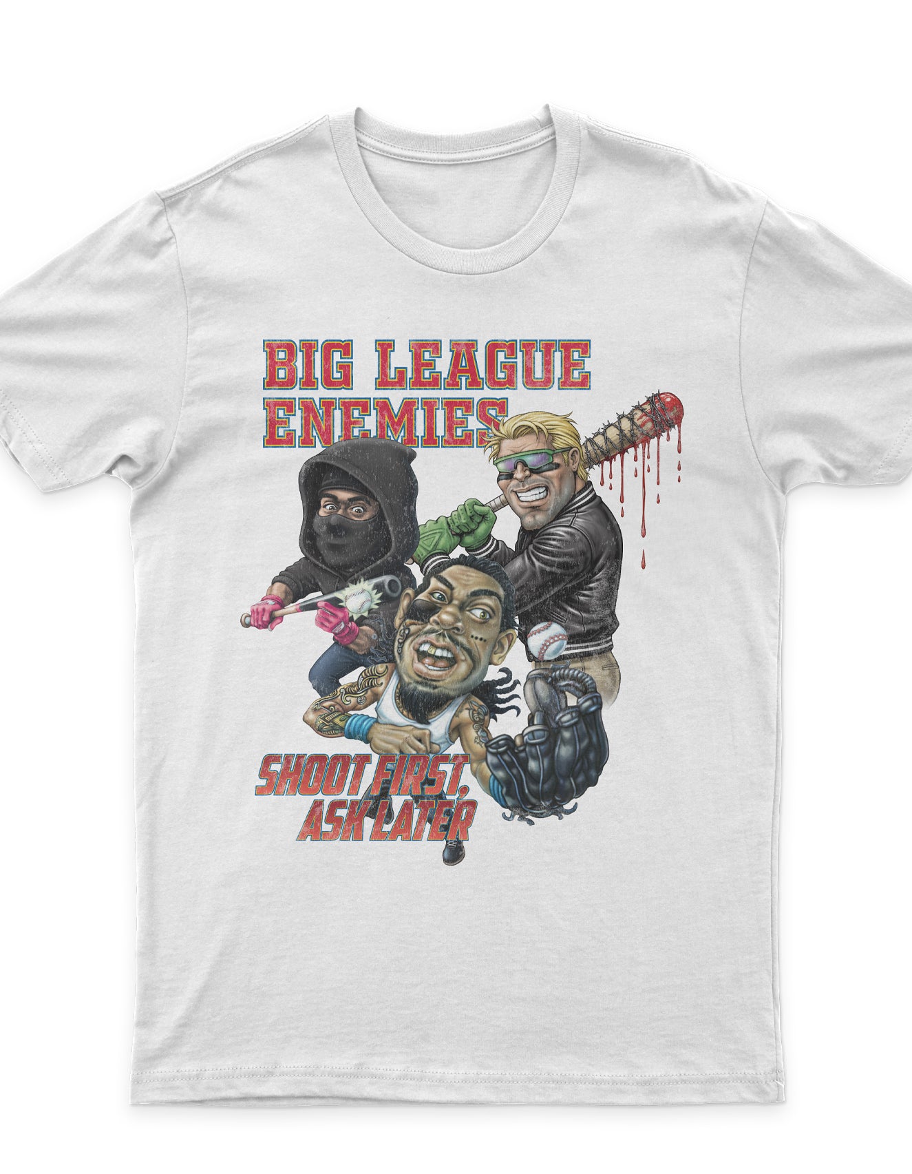 Big League Enemies Heavyweight T Shirt