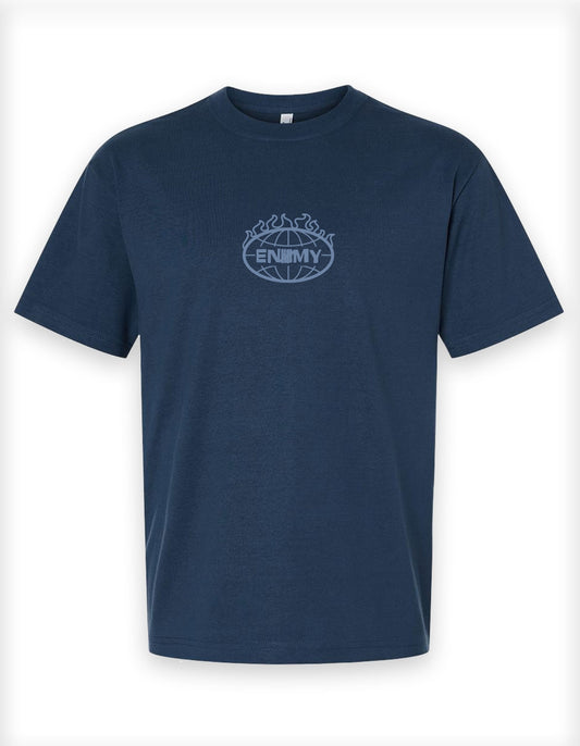 Global Enemies Embroidered Super Heavyweight T Shirt