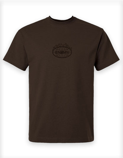 Global Enemies Embroidered Super Heavyweight T Shirt