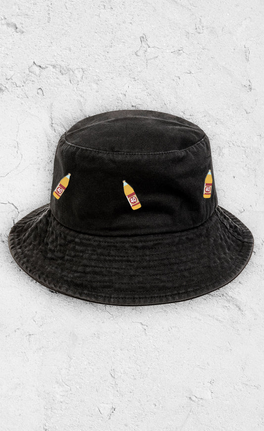 40 Media x Enemy of the State Embroidered Bucket Hat