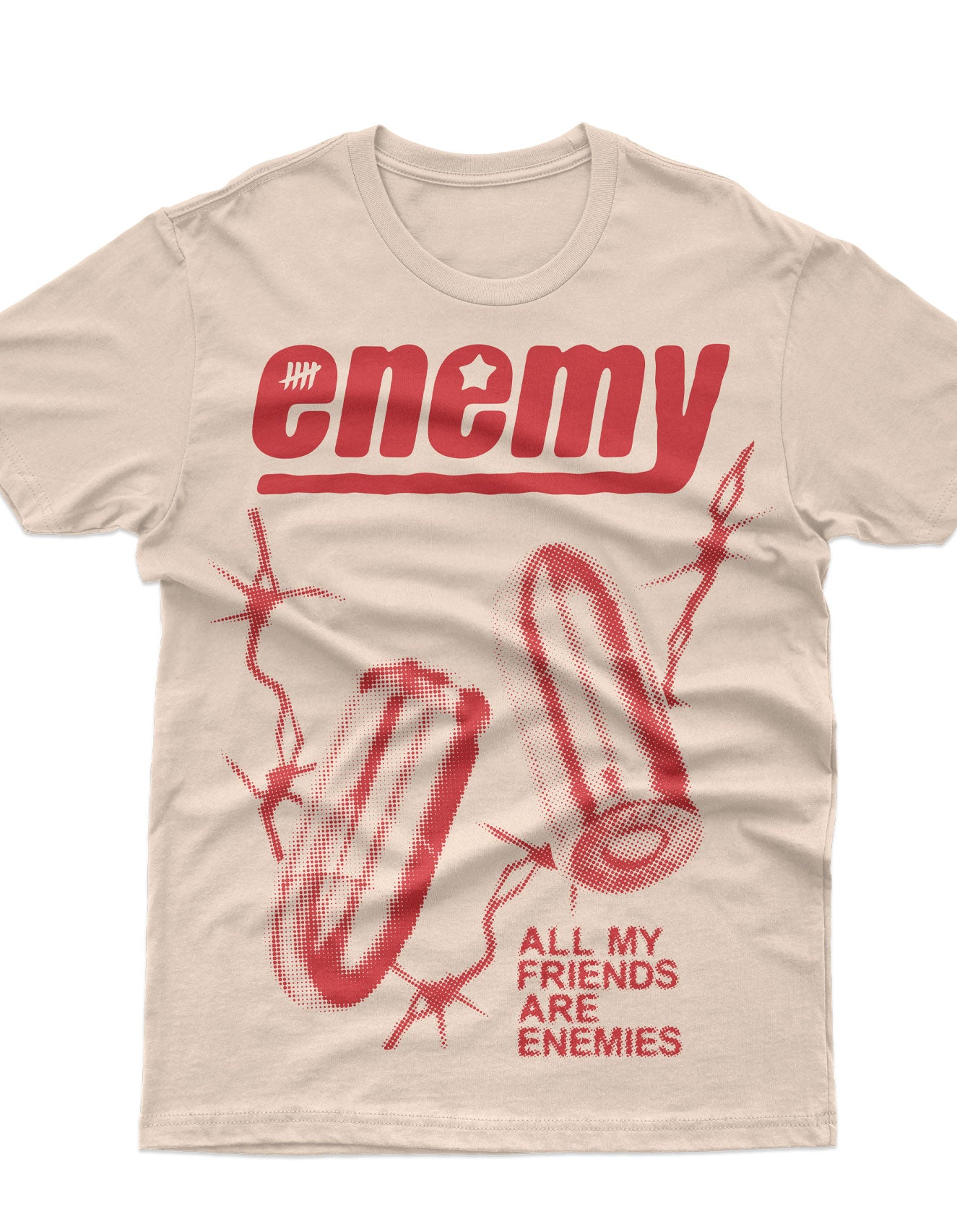 Enemy Bullets Oversized CVC T-Shirt