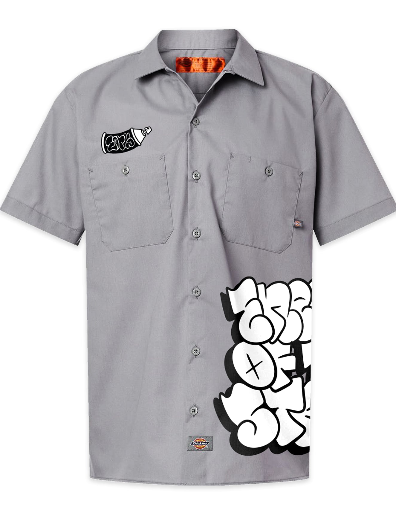 Enemy Throwie Men's Industrial Short Sleeve Work Shirt
