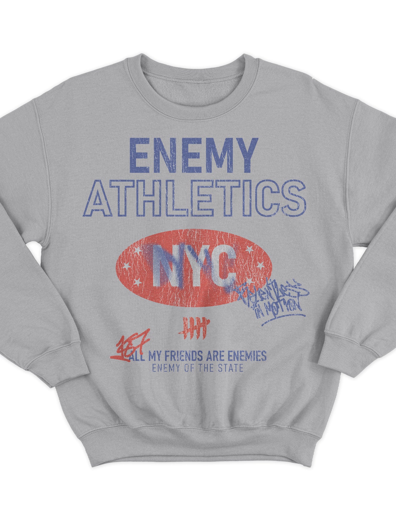 Enemy Athletics Raglan Crewneck Sweatshirt