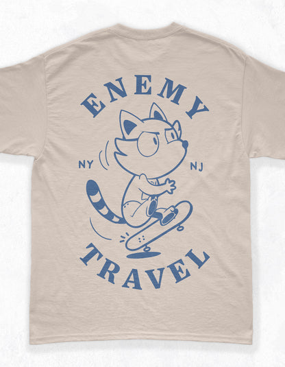 Travel Skateshop x Enemy SkateCoon T Shirt