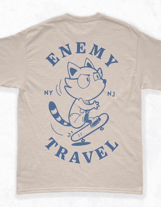 Travel Skateshop x Enemy SkateCoon T Shirt