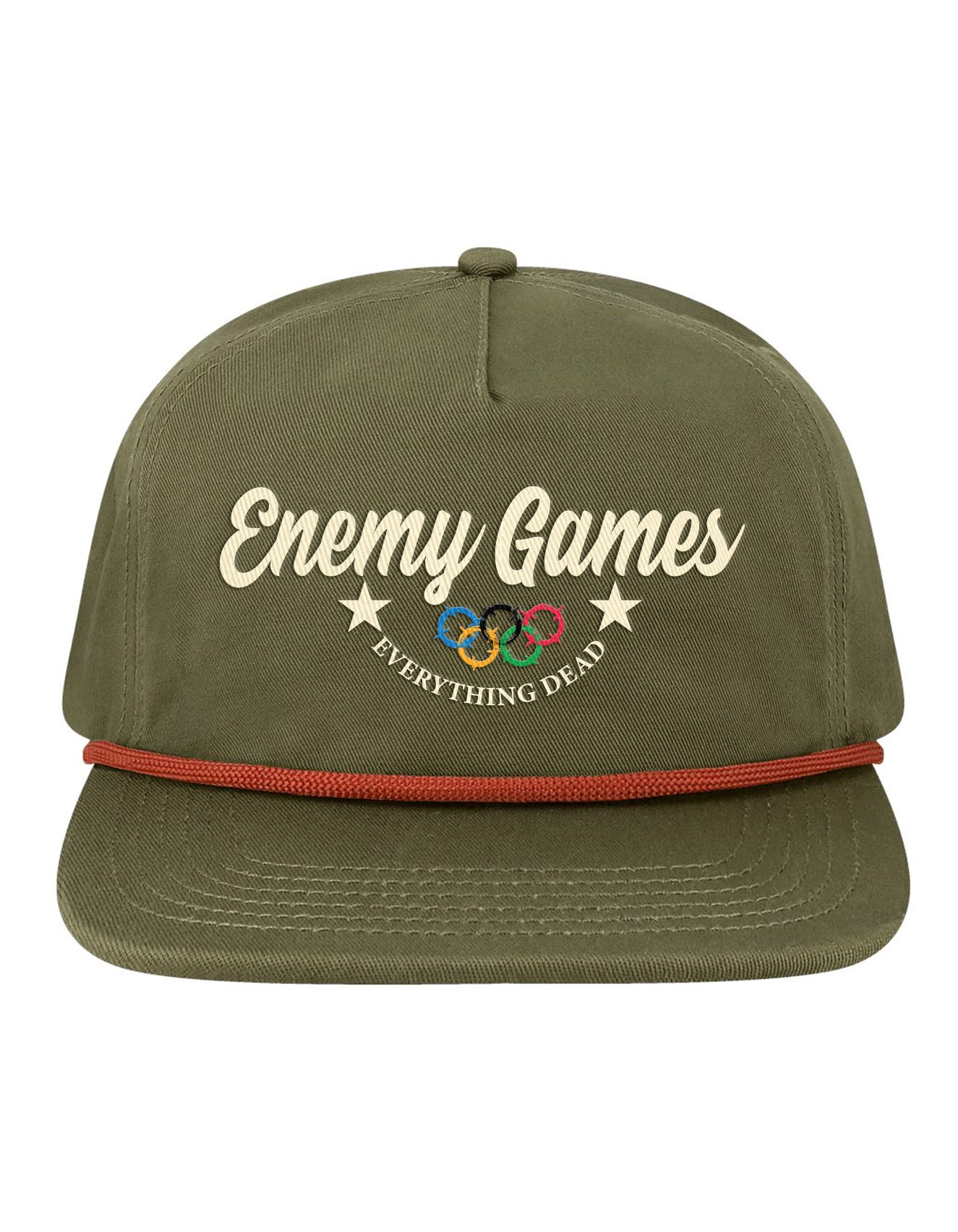 Enemy Games Embroidered 5 Panel Rope Cap
