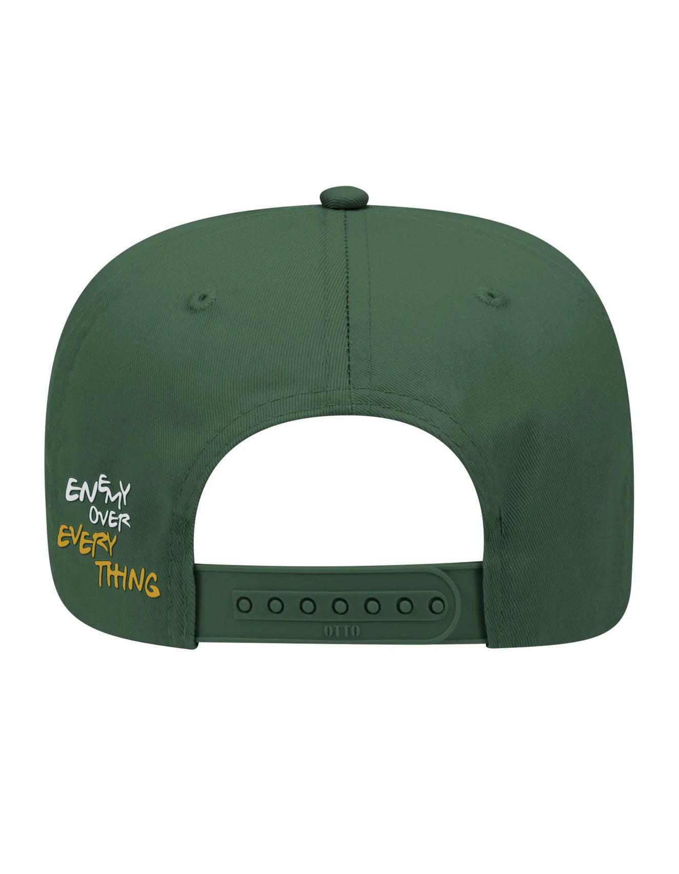Big Green E Fully Embroidered Forest Green Snapback