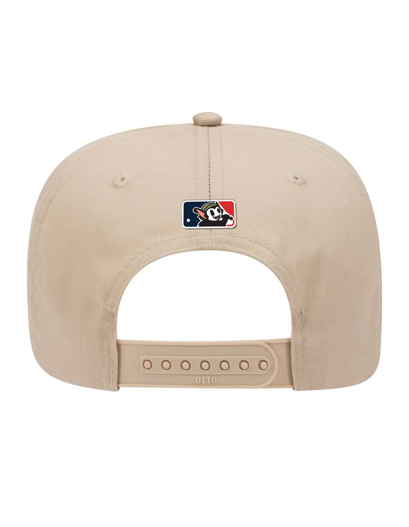 The Enemy-politans Fully Embroidered Tan Snapback