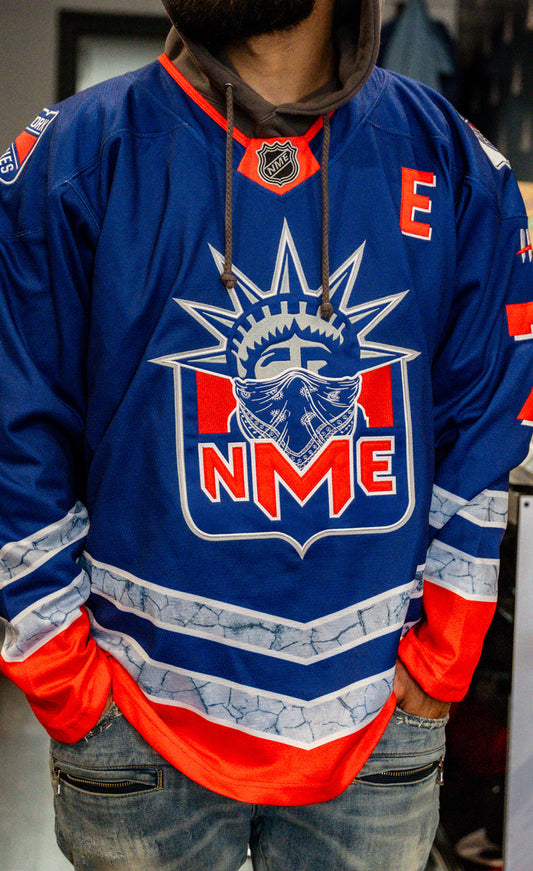Enemy of the State Fully Embroidered NME Hockey Jersey