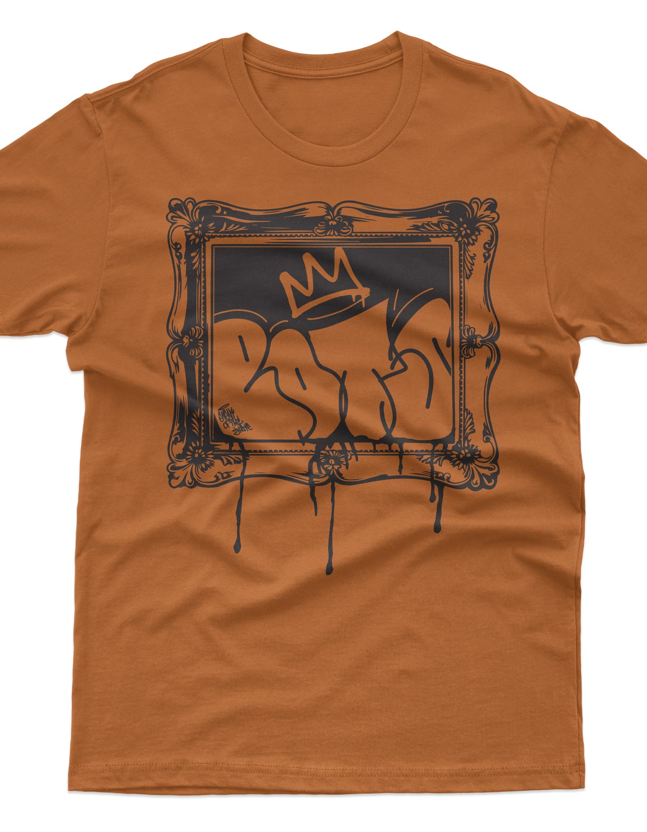 Graffiti Frame Cotton T Shirt