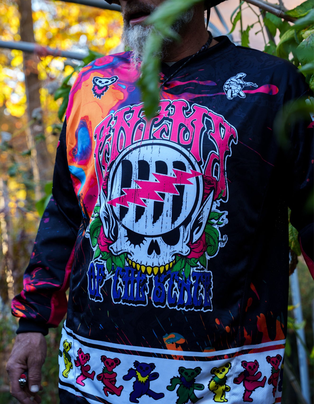 Enemy of the State " Dead Forever " Brain Melt Edition Longsleeve Jersey